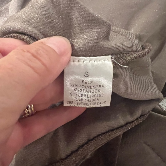 ESSUE Velour Paris Jacket Mocha Zip Up Oversized Hoodie Pockets SMALL - Picture 8 of 17